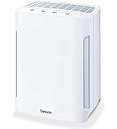 Beurer LR210 Air Purifier for Home, 3-Layer H13 True HEPA Filter System, 3 Fan Settings, Clean Am...