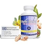 Hem-Relief Western Herbal & Nutrition 911 Natural Hemrrhoid Protection | Eases Itching, Burning, ...