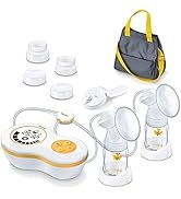 Beurer BY70 Dual Wearable Breast Pump, Electric Breast Pump with 10 Pumping and 10 Stimulation Le...