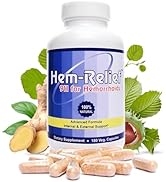 Hem-Relief Western Herbal & Nutrition 911 Natural Hemrrhoid Protection | Eases Itching, Burning, ...