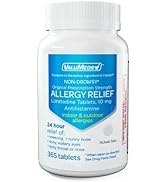 ValuMeds Loratadine 10mg Non-Drowsy 24-Hour Allergy Relief | Antihistamine Alergy/Sinus Support P...