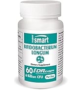 Supersmart - Bifidobacterium Longum 6 Billion CFU Per Day - Probiotics & Prebiotics for Intestina...