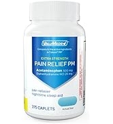 ValuMeds PM Pain Reliever and Nighttime Sleep Aid (375 Count) Acetaminophen 500mg | Fast-Acting R...