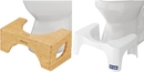 Toilet Stool + Toilet Stool, White, 7"