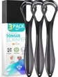 Tongue Scraper 3 Pack -Black