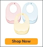 Babelio Ultra-Thin Set of 3 Silicone Baby Bibs for Babies & Toddlers (6-72 Months), Extra Soft an...