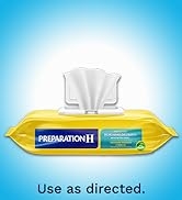 Preparation H Hemorrhoid Flushable Wipes with Witch Hazel for Skin Irritation Relief - 48 Count (...