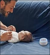 BABELIO White Noise Machine with Bluetooth, Sound Machine for Baby Kids Adults with Night Light, ...