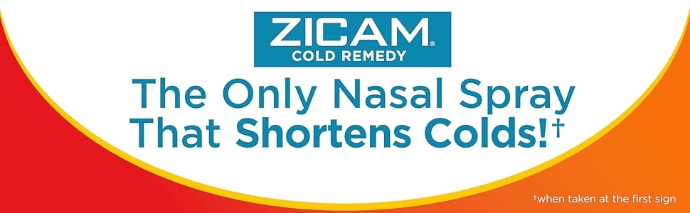 Zicam Cold Remedy The Only Nasal Spray That Shortens Cold when taken at the first sign