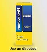 PREPARATION H Hemorrhoid Symptom Treatment Ointment, Itching, Burning & Discomfort Relief, Tube (...