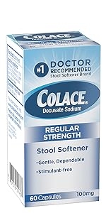 Colace Regular Strength 60 Ct