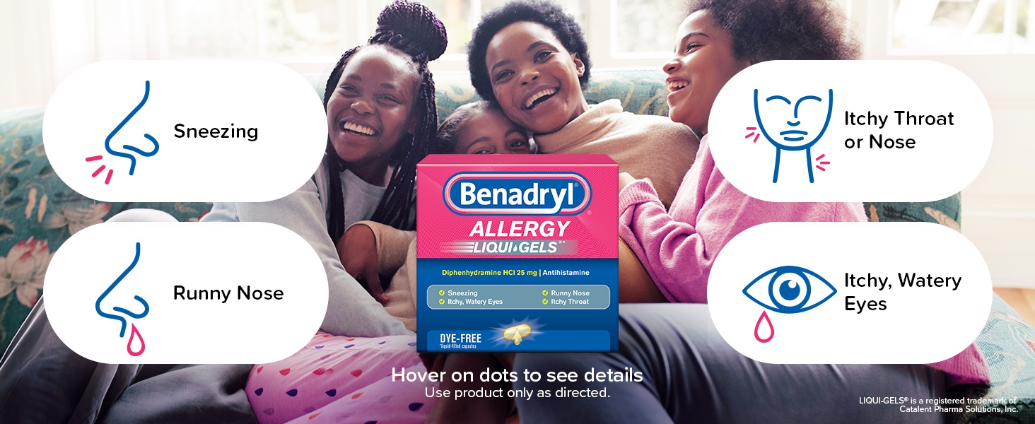 Benadryl Allergy Dye-Free Liqui-Gels