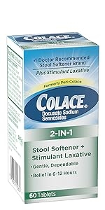 Colace 2-in-1 60 Ct