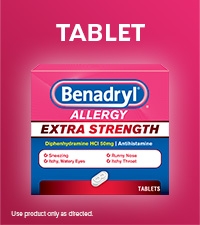 benadryl allergy extra strength tablets