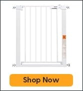 BABELIO Narrow Baby Gate,Easy Install Baby Gate with Door, Fit for Narrow Doorways, Safety Gate w...