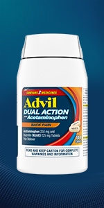 Advil Dual Action 144 ct