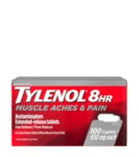 Tylenol 8 HR Muscle Aches & Pains, 100 Count