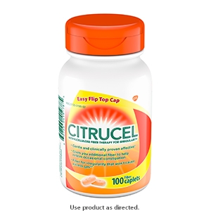 Citrucel fiber for irregularity gas relief